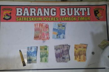 Hati-hati peredaran uang palsu di Lombok Timur, satu pengedar ditangkap