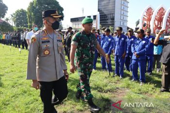 Polresta Mataram menyiagakan personel penanggulangan bencana