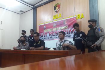 Polres Pasbar tangkap pelaku penambang ilegal