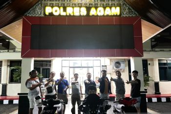 Polres Agam tangkap pencuri motor milik pengemudi ojek online di Tanjungraya