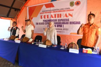 BPBD Luwu Utara gelar pelatihan bagi 70 personel TRC penanggulangan bencana