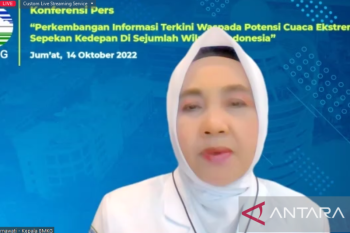 Peringatan potensi cuaca ekstrem di 24 provinsi sepekan ke depan