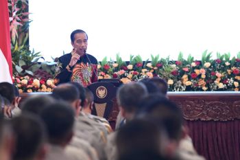 Presiden Jokowi : Jajaran Polri harus punya kepekaan politik