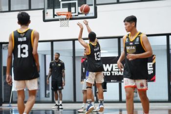 Tim basket Dewa United lanjutkan pelatihan terbuka
