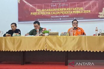 KPU Gunung Mas verifikasi faktual terhadap enam partai politik