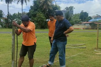 Pertina bangun ring bambu antisipasi venue Porprov XVII Sulsel tidak siap