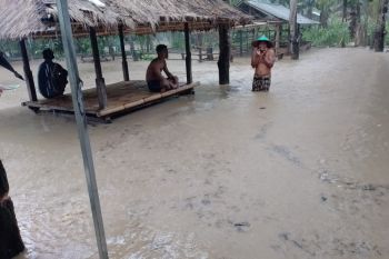 Puluhan rumah warga di Loteng terendam banjir