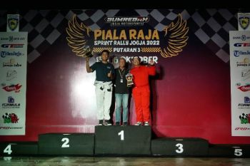 Diono-Kevin juara umum Piala Raja Sprint Rally Jogja 2022