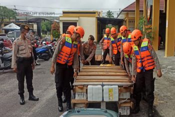 Perahu modifikasi Polresta Palangka Raya siap bantu korban banjir