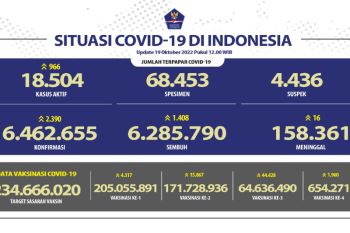 Rabu, Angka kesembuhan COVID-19 di Indonesia bertambah 1.408 orang
