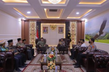 Kapolda Lampung terima kunjungan Panitia Mukerwil PWNU Provinsi Lampung