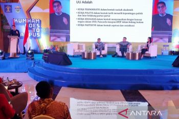 Wamenkumham menyerap aspirasi mahasiswa terkait RUU KUHP