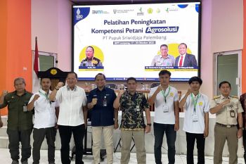 Pusri dukung petani Lampung kompeten dan berwawasan kebangsaan