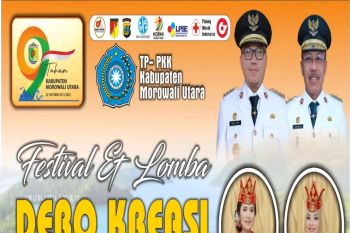 Juara Indonesian Idol 2014 ramaikan Lomba Dero Kreasi di Kantor Bupati Morut