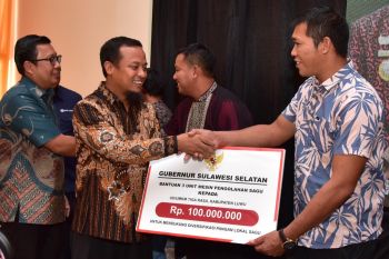 Kementan bantu mesin pengolahan untuk petani sagu di Sulawesi Selatan