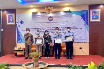 Dua Satker Kemenkumham Sumsel terima penghargaan dari KPPN Kota Palembang