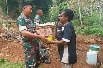 Korem 172/PWY menggelar Program Babinsa Masuk Dapur Warga
