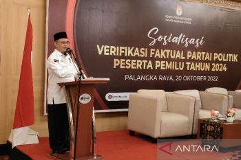 KPU Kalteng: Tim verifikasi faktual datangi ke rumah cek keanggotaan parpol