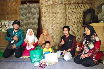 Bantu penanganan stunting, Dompet Dhuafa Lampung distribusi paket gizi anak di Pringsewu