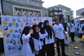 Pemkab Lombok Tengah kampanye gerakan cuci tangan memakai sabun