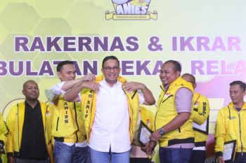 Relawan Go-Anies menegaskan siap lawan kampanye hitam