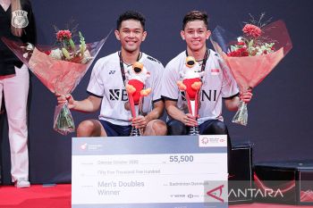 Fajar/Rian melesat naik peringkat tiga dunia BWF