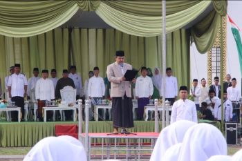 Upacara Peringatan Hari Santri 2022 tingkat Kabupaten Pringsewu