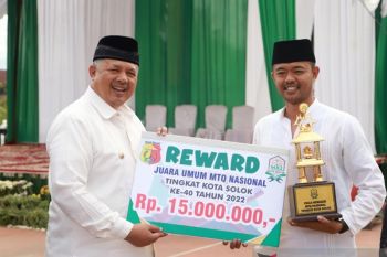Kelurahan PPA raih juara umum MTQ nasional tingkat Kota Solok