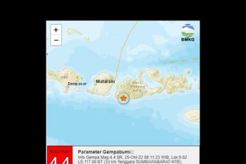 Gempa 4,4 Magnitudo guncang Sumbawa Barat