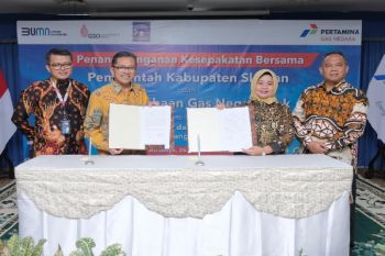 PGN teken kerja sama pembangunan Jargas Bumi dengan Kabupaten Sleman