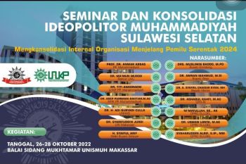 Muhammadiyah Sulsel gelar konsolidasi ideopolitor terkait Pemilu 2024