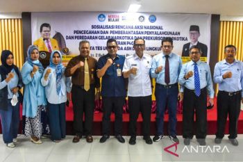 BNNP Sulsel gencar sosialisakan P4GN di perguruan tinggi dan sekolah