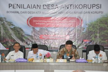 Nagari Kamang Hilia Agam raih predikat istimewa desa anti korupsi