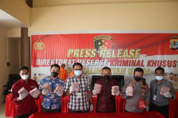 Polda Kaltara tahan dua tersangka korupsi Lapangan Intimung Malinau