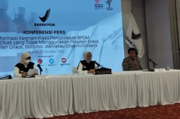 BPOM curigai dua produsen farmasi salah gunakan bahan baku obat sirop