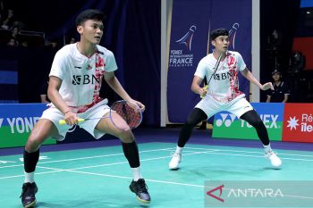 Bagas/Fikri tundukkan junior menuju semifinal Thailand Masters 2023