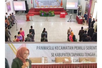 60 anggota Panwaslu se-Tapteng dilantik, Pj bupati tegaskan profesionalisme