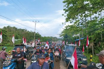 Kegiatan merah putih tapal batas pecahkan rekor MURI