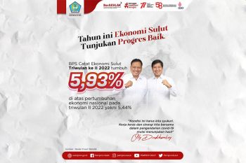 Ekonomi Sulut tumbuh positif