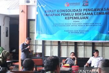 Bawaslu Sulsel konsolidasi bersama pemantau cegah potensi pelanggaran Pemilu 2024