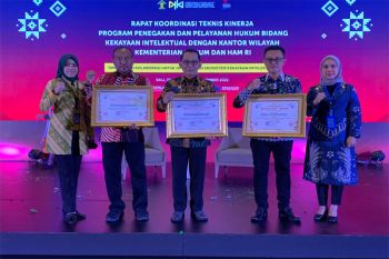 Kemenkumham Jateng borong tiga penghargaan