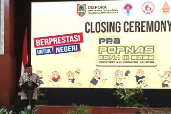 Pra Popnas zona III 2022 di Kalsel, Jateng rebut juara umum