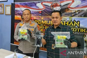 Polisi tangkap pengedar narkoba jenis sabu lintas negara di Palembang