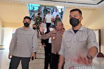 Forkopimda Papua dampingi Ketua KPK bertemu Gubernur Lukas Enembe di Jayapura