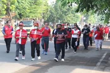 Glorifikasikan KTT G20, Kemenkumham Jateng gelar jalan sehat
