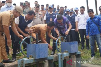 Ribuan hektare sawah di OKU Timur mendapat tambahan pasokan air