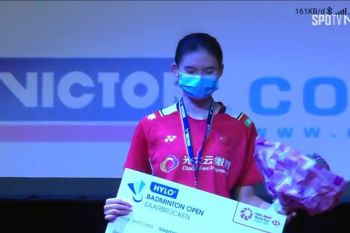 Han Yue tampil sebagai juara Jerman Open 2022