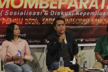 KPU Sulteng  gencarkan pendidikan pemilih di Kabupaten Poso