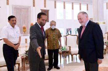Jokowi lakukan pertemuan dengan Presiden World Water Council