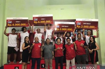 Kejuaraan Bulutangkis Antar Media 2022, fotografer Antara Jateng jadi finalis